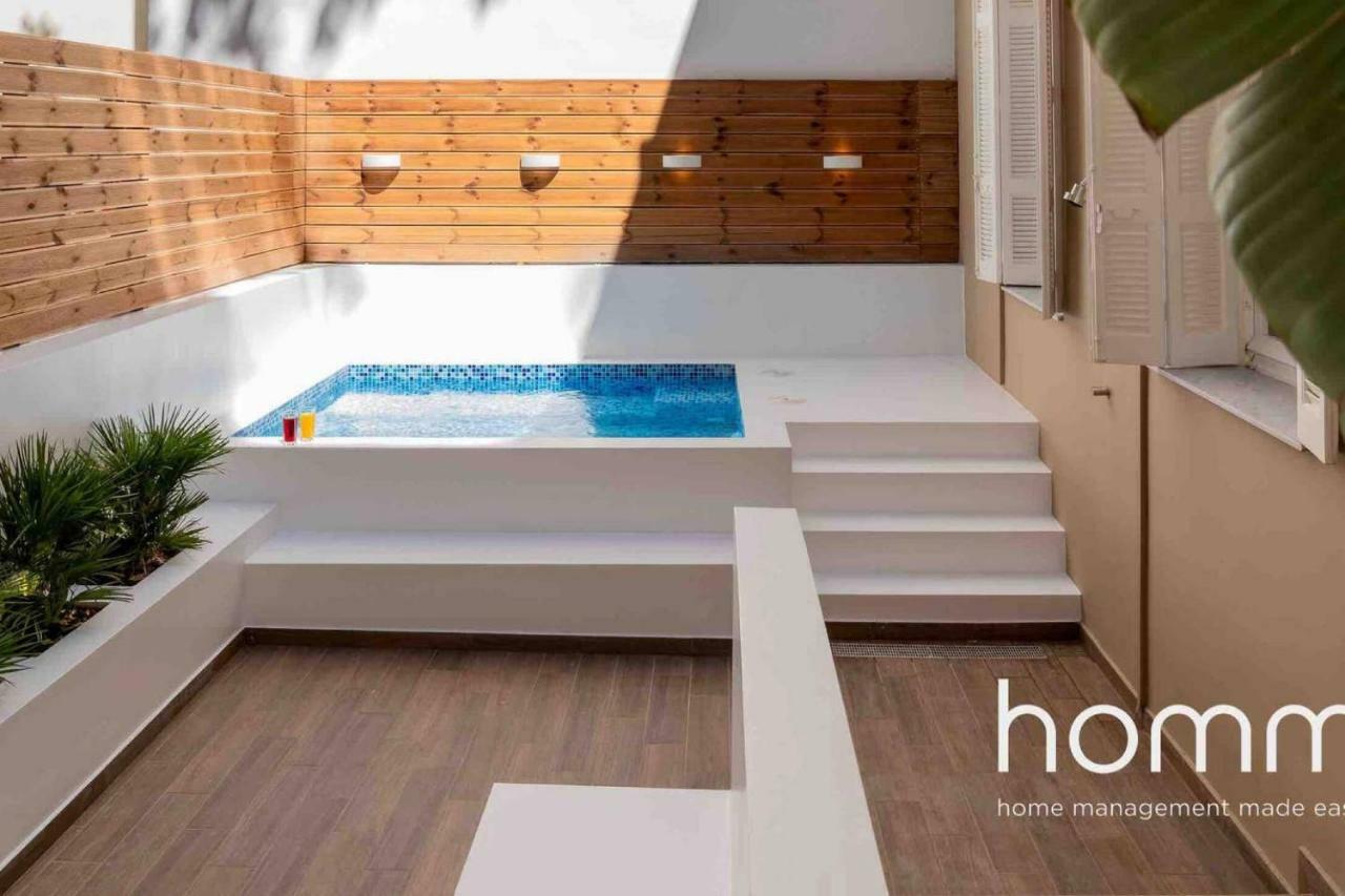 Nemeseos Ground Floor Homm Apartment With Roof Garden And Wading Pool Athén Kültér fotó