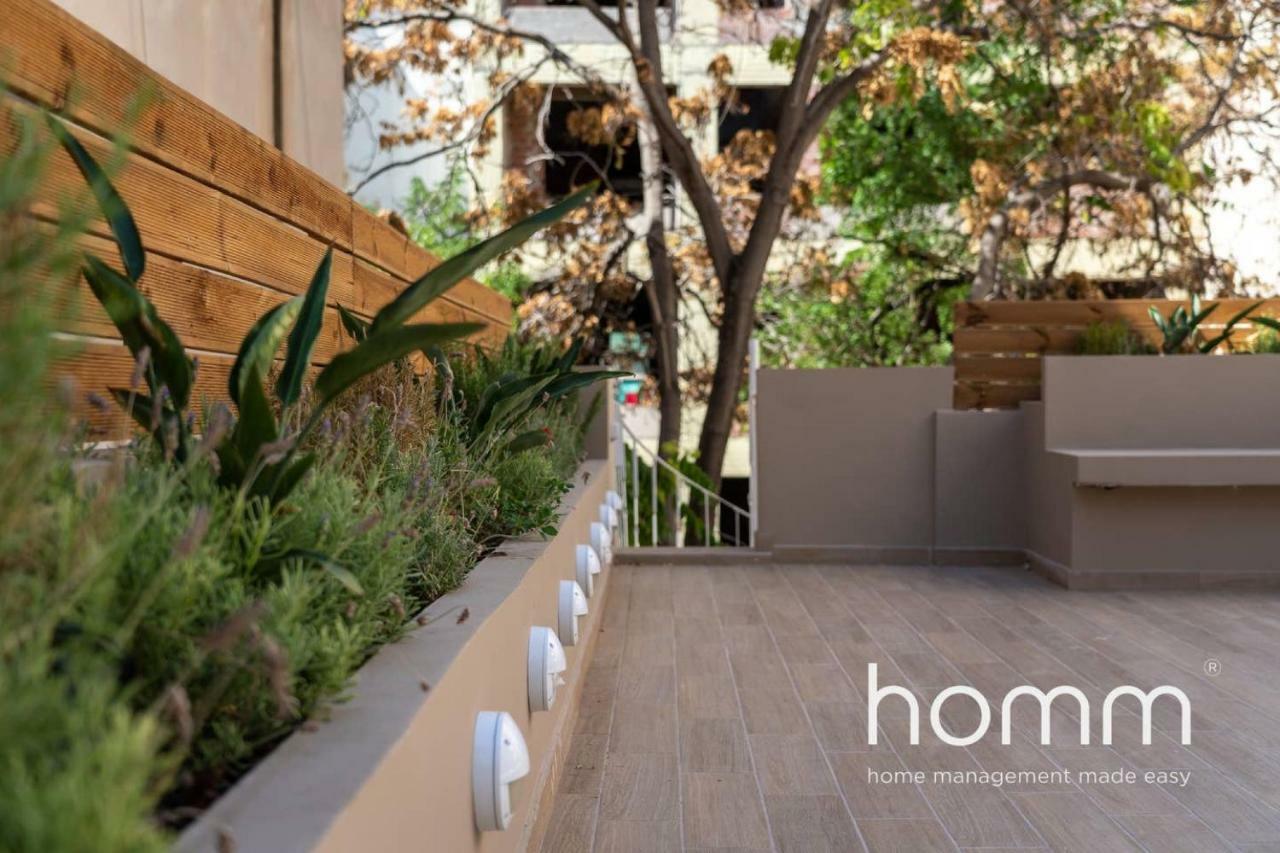 Nemeseos Ground Floor Homm Apartment With Roof Garden And Wading Pool Athén Kültér fotó